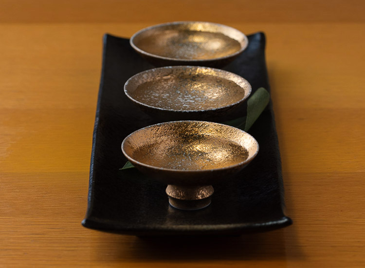 日本酒飲み比べ